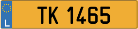 Truck License Plate